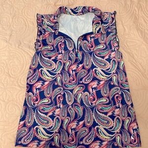 Women’s sleeveless golf top